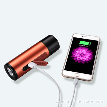 Flashlight & Bluetooth Speaker Waterproof 5200mAh Power Bank USB Charger for Hiking, Camping, Emergency